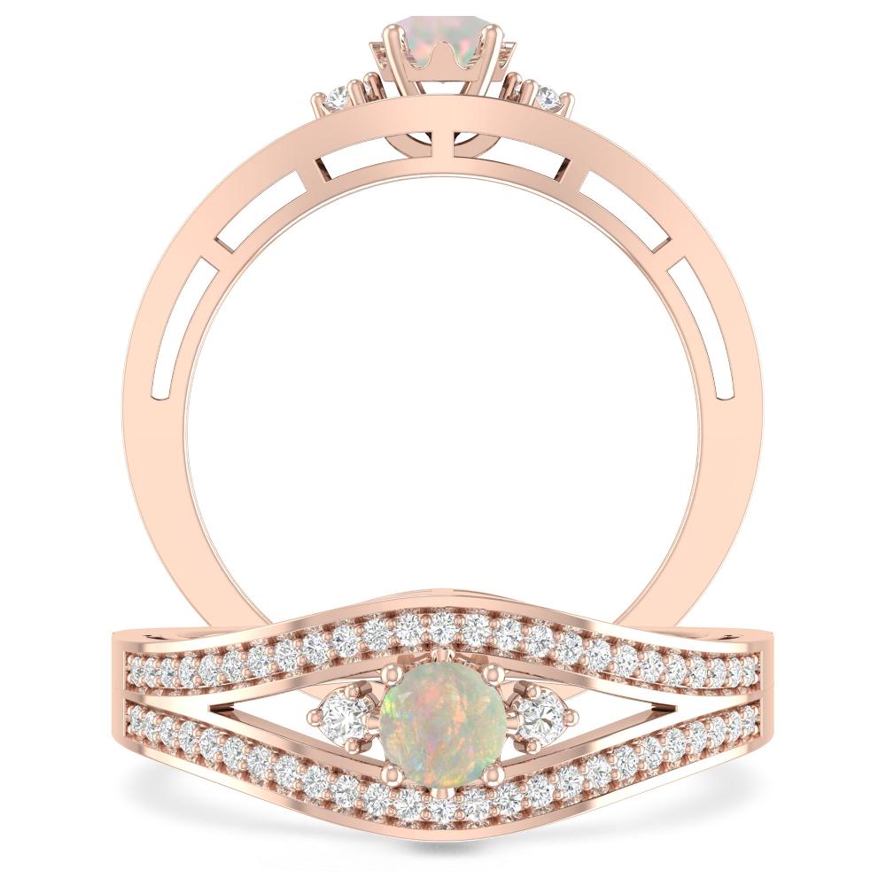 Rose Gold - Opal