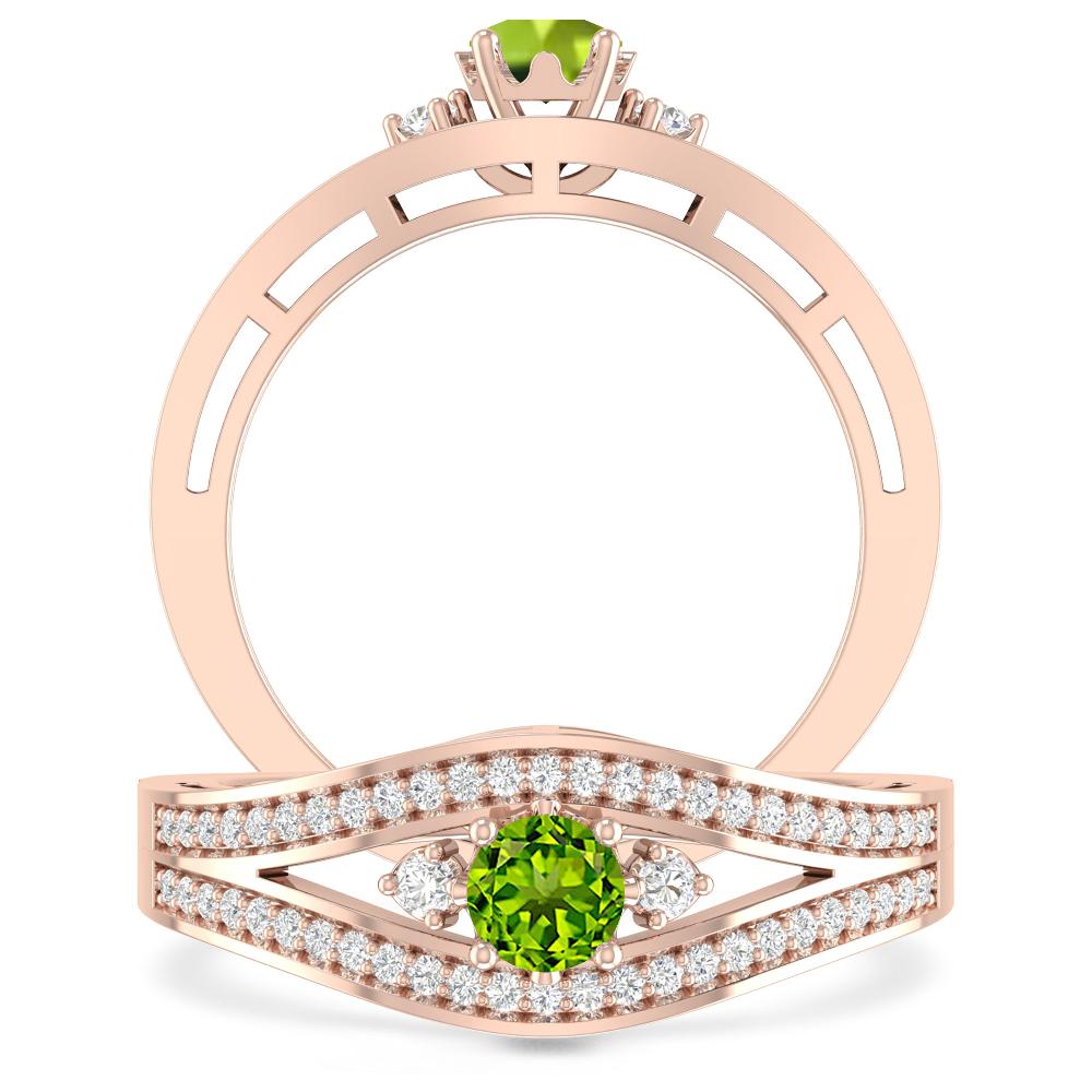 Rose Gold - Peridot