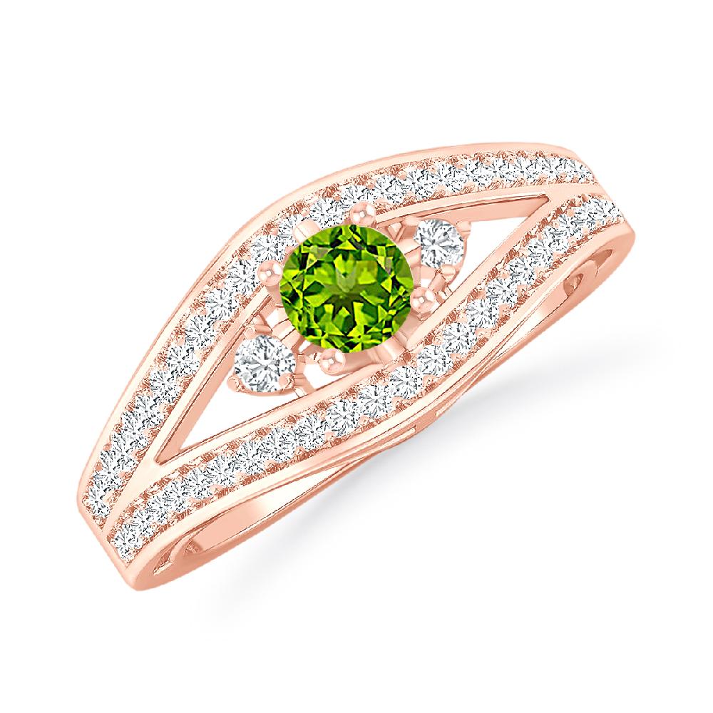 Rose Gold - Peridot