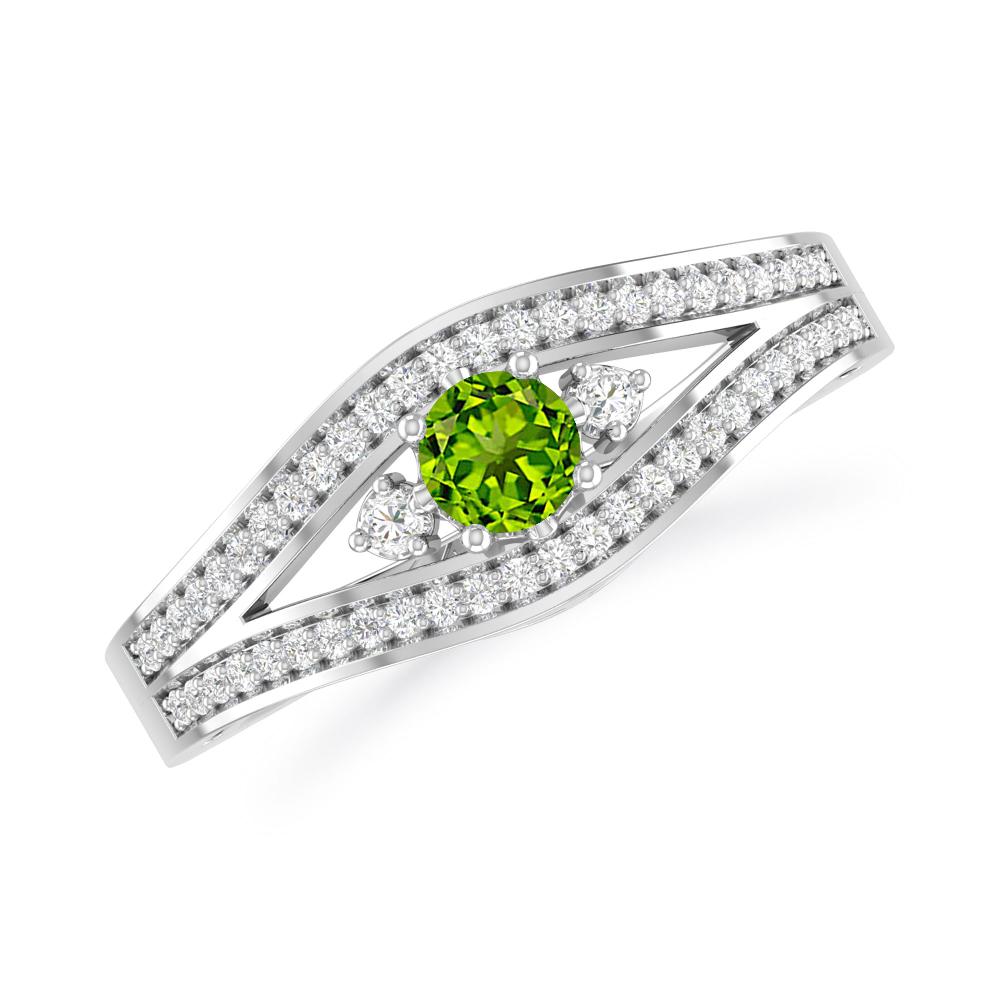 White Gold - Peridot