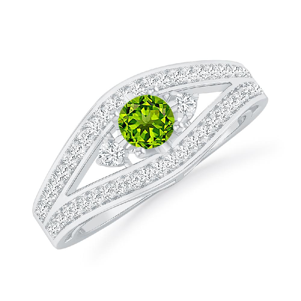 White Gold - Peridot