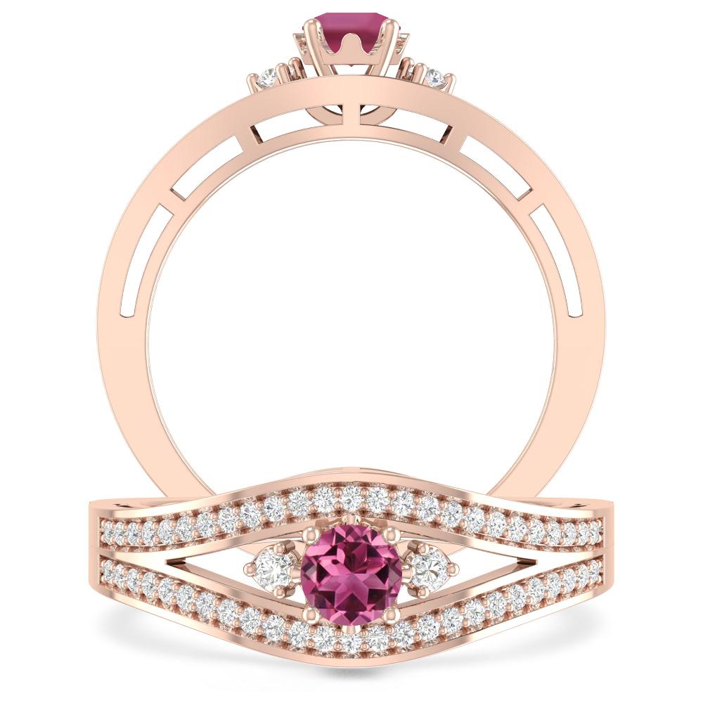 Rose Gold - Pink Tourmaline