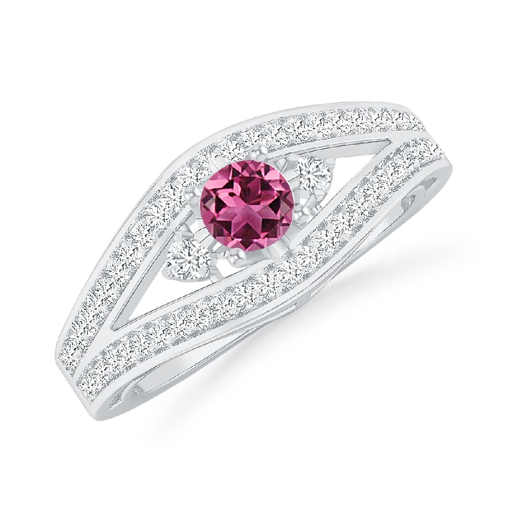 White Gold - Pink Tourmaline