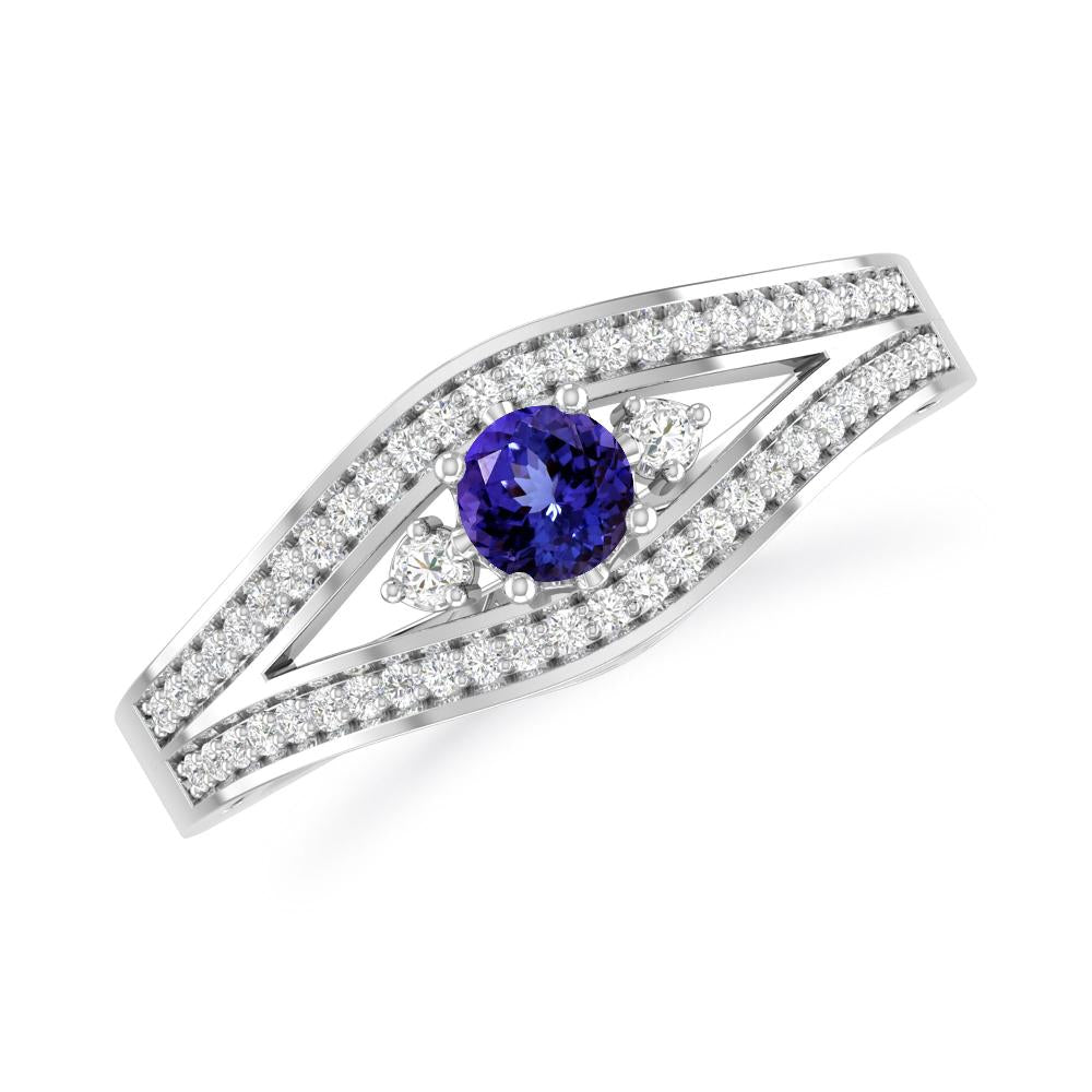 White Gold - Tanzanite