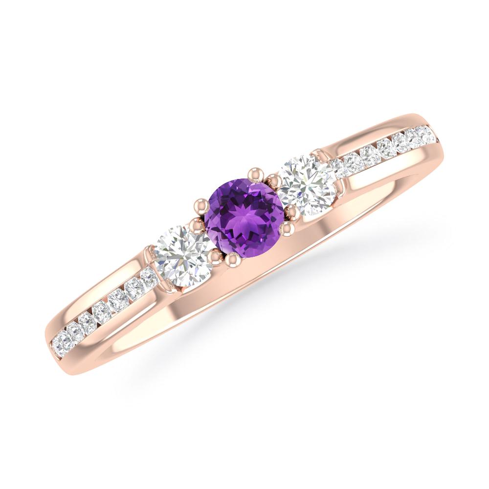 Rose Gold - Amethyst