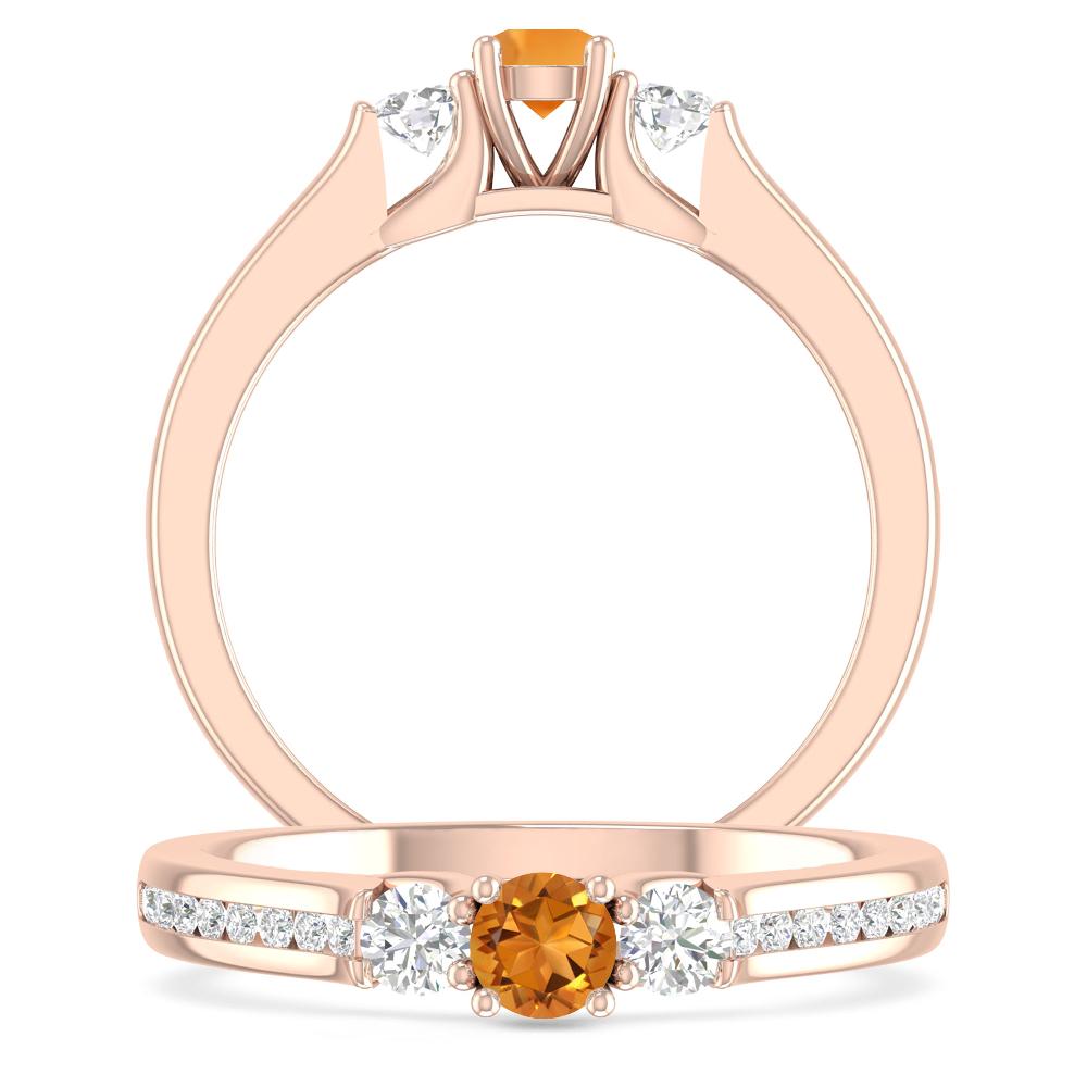 Rose Gold - Citrine