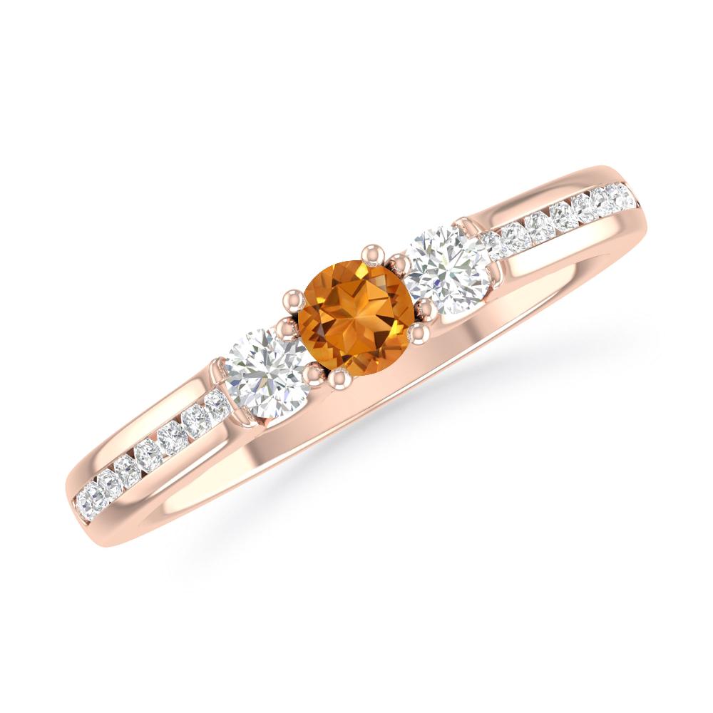 Rose Gold - Citrine