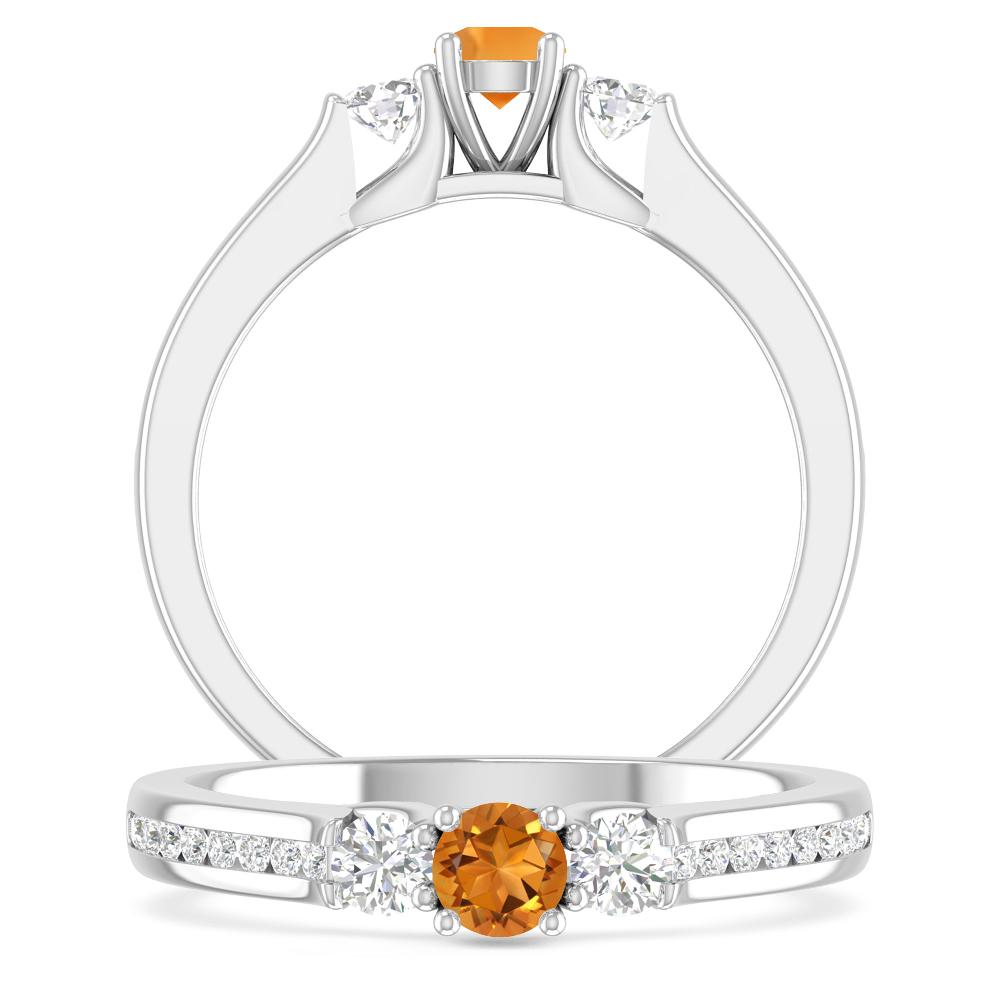 White Gold - Citrine