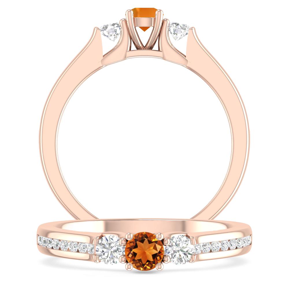 Rose Gold - Citrine