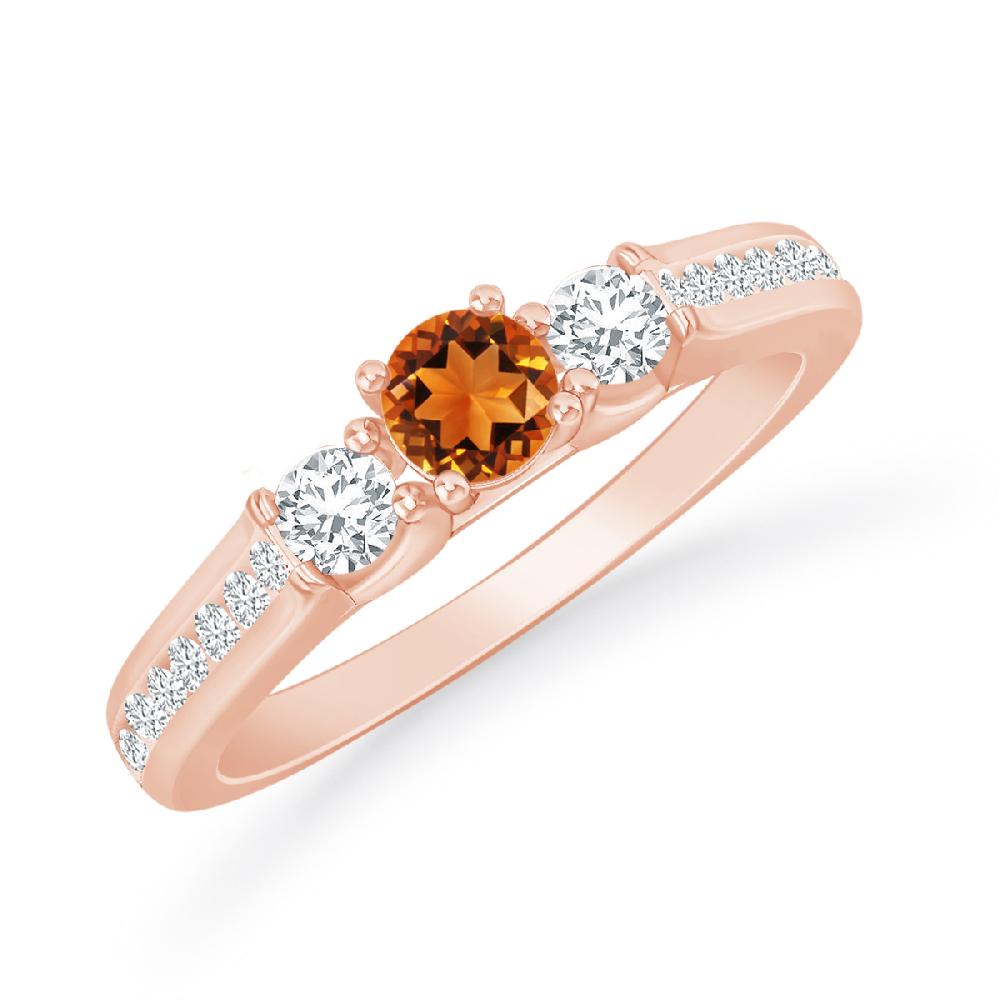 Rose Gold - Citrine