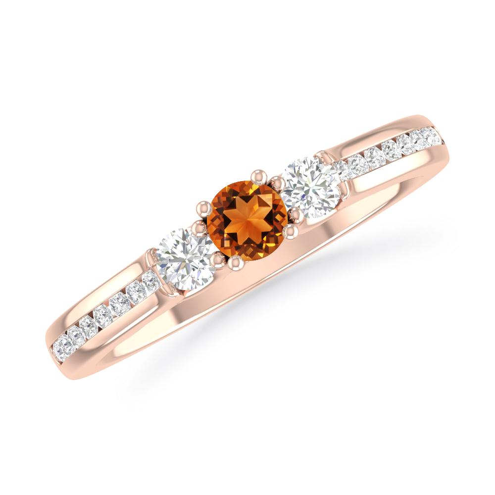 Rose Gold - Citrine