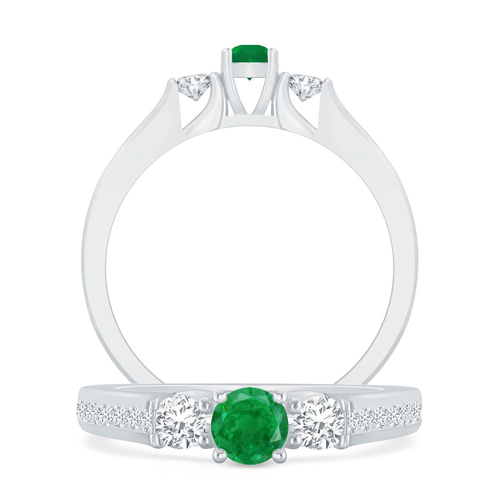 White Gold - Emerald