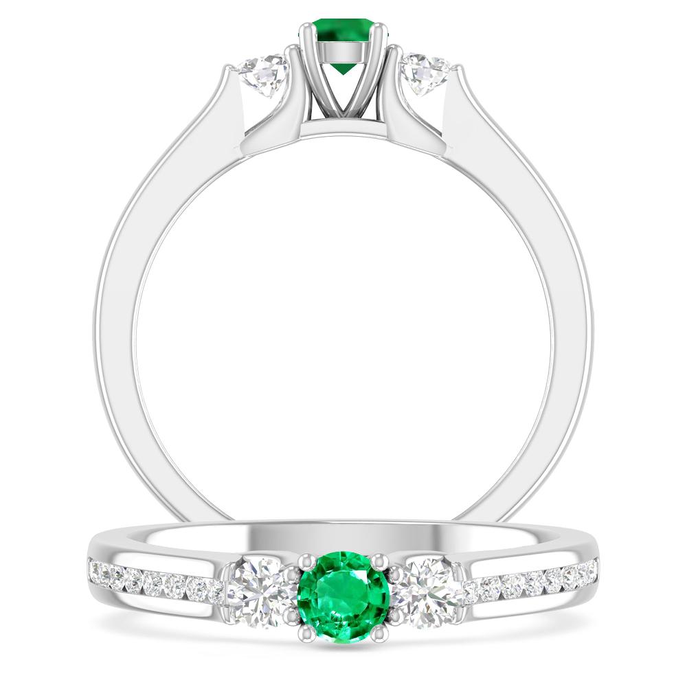 White Gold - Emerald