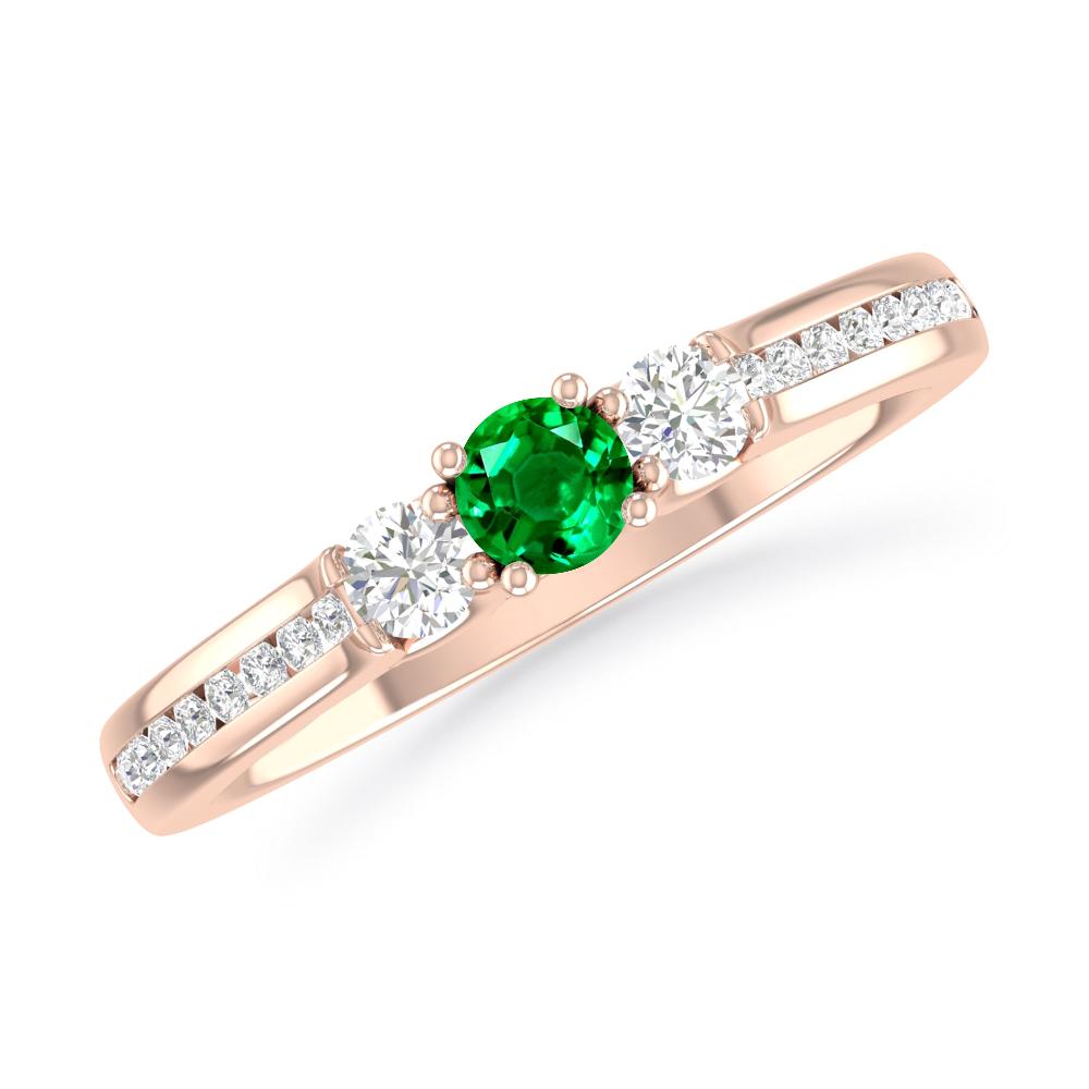 Rose Gold - Emerald