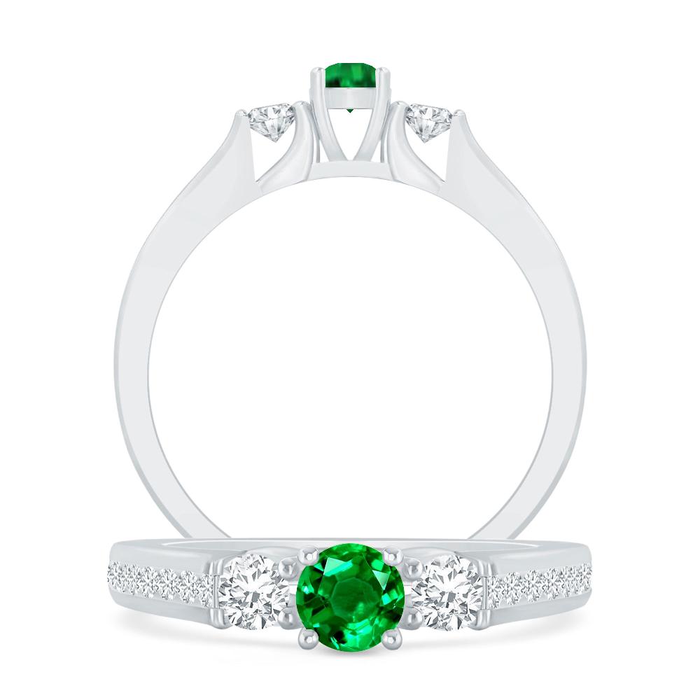 White Gold - Emerald