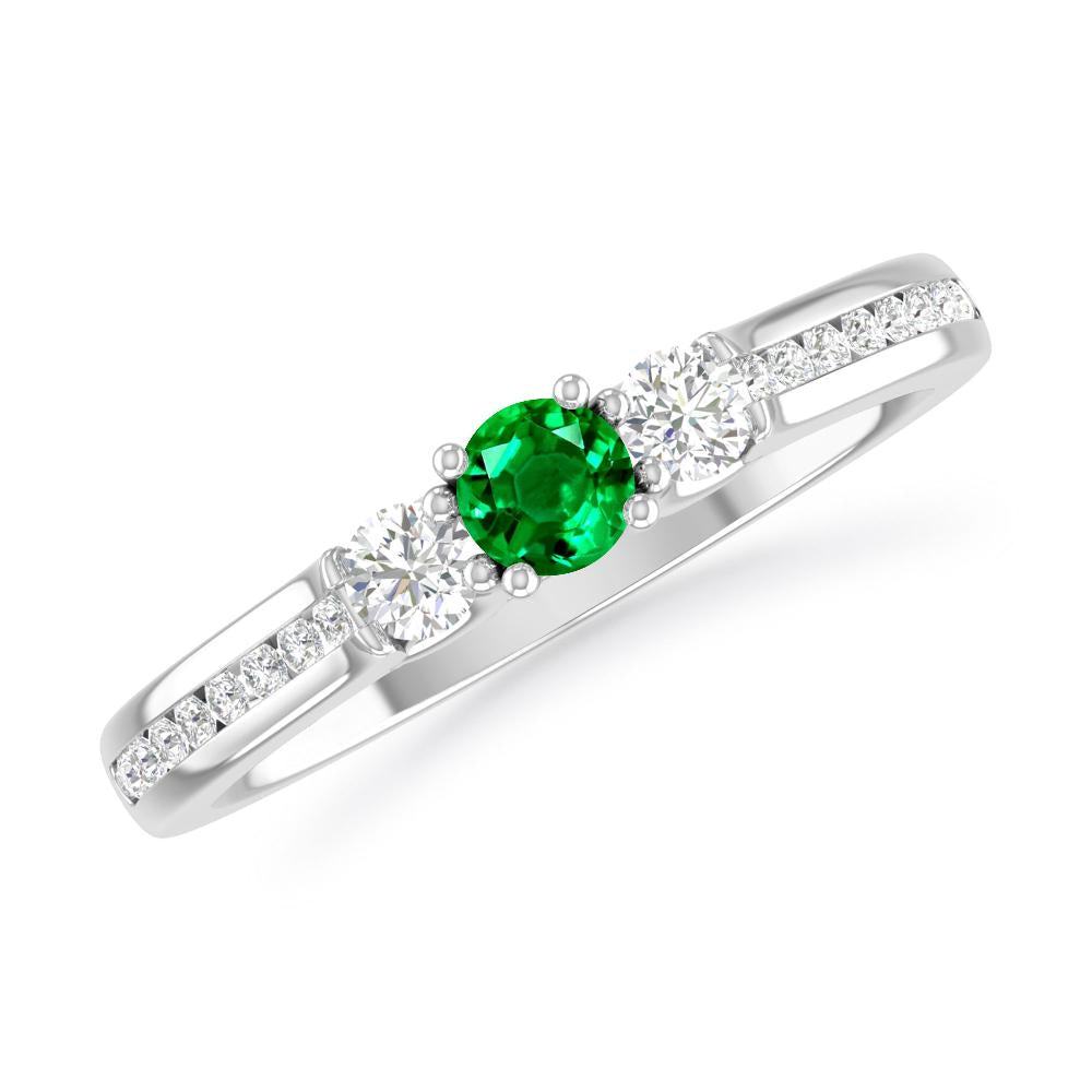 White Gold - Emerald