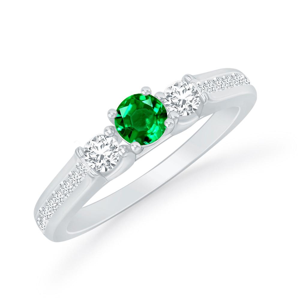 White Gold - Emerald