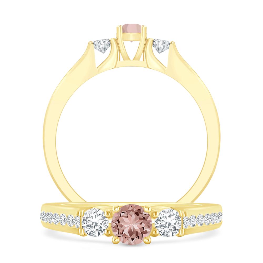 Yellow Gold - Morganite