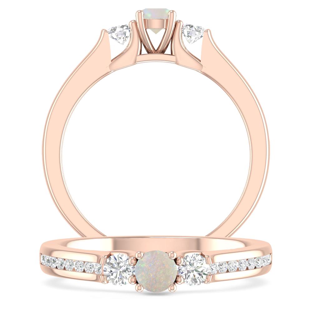 Rose Gold - Opal