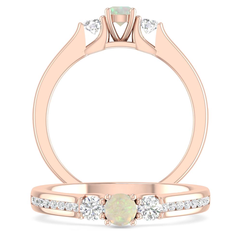 Rose Gold - Opal