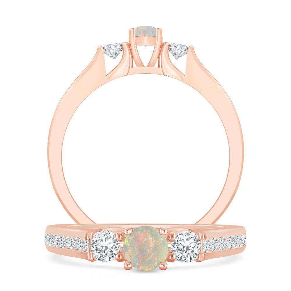 Rose Gold - Opal