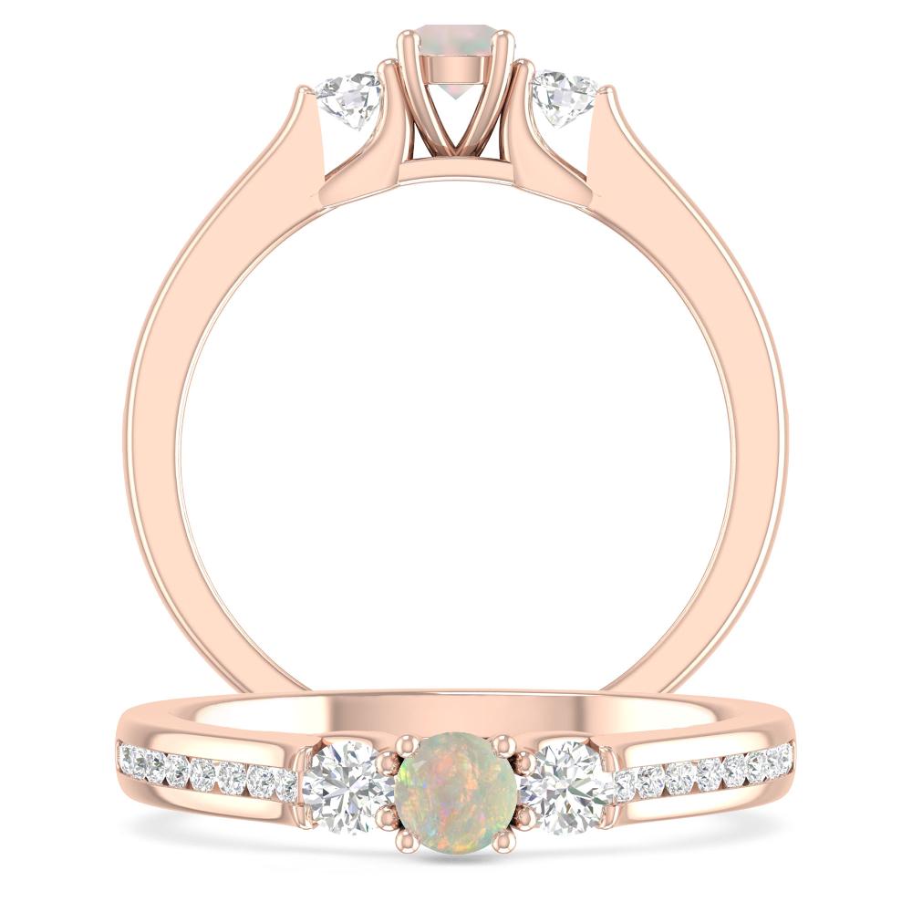 Rose Gold - Opal