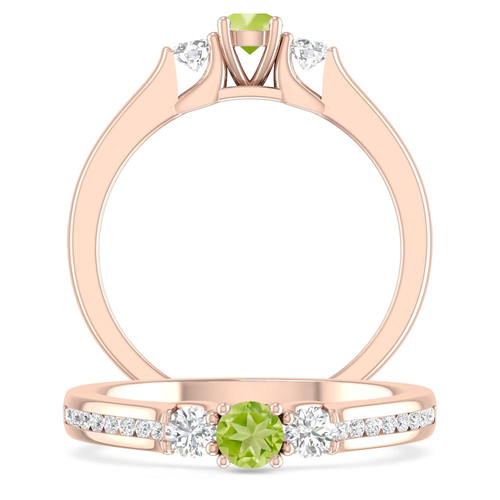 Rose Gold - Peridot