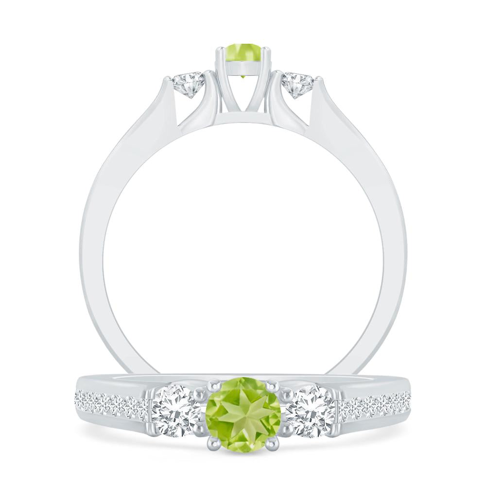 White Gold - Peridot