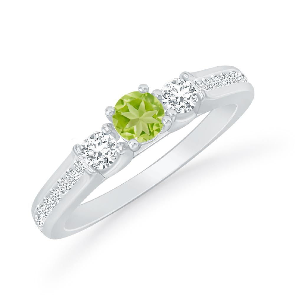 White Gold - Peridot