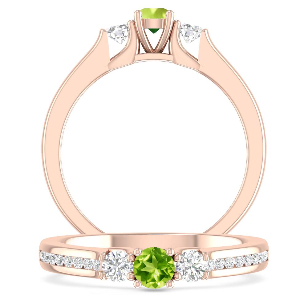 Rose Gold - Peridot