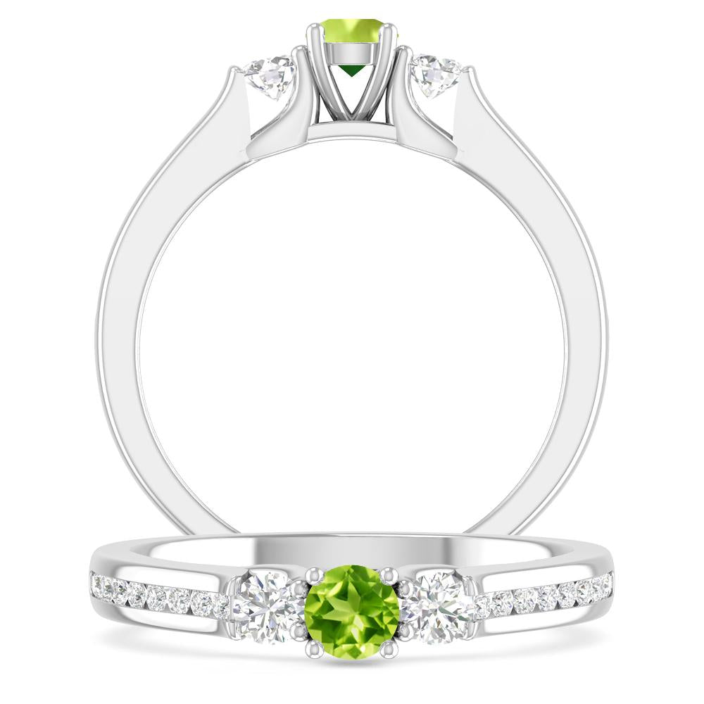 White Gold - Peridot