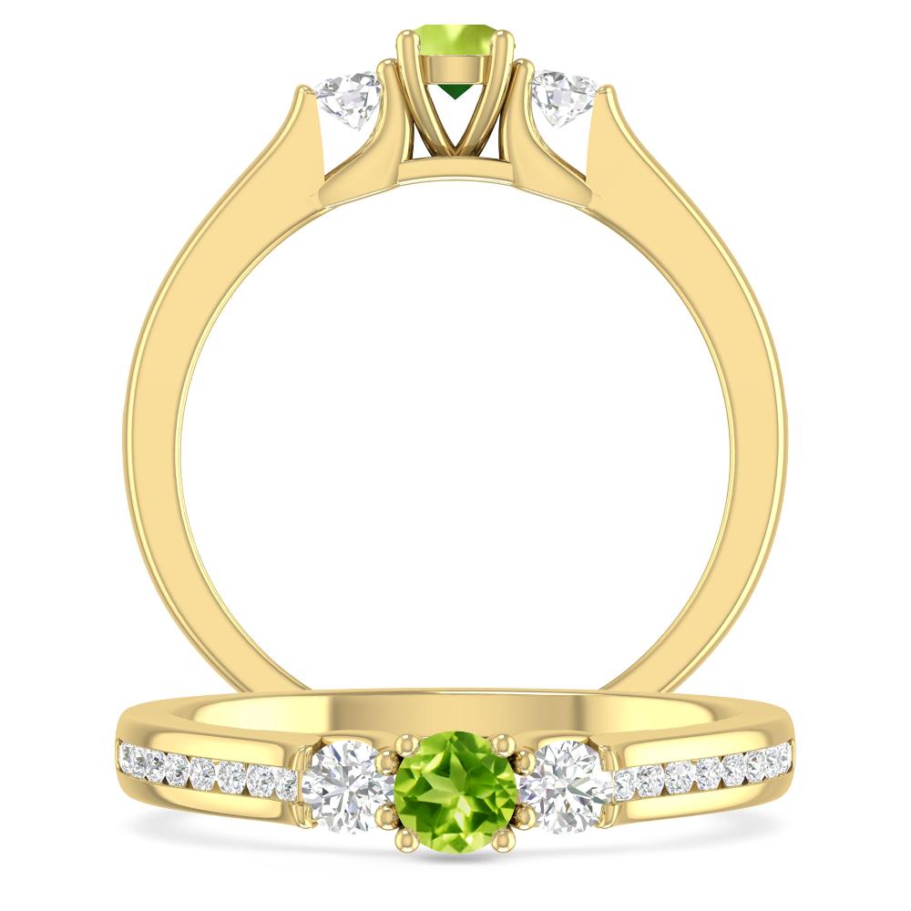 Yellow Gold - Peridot