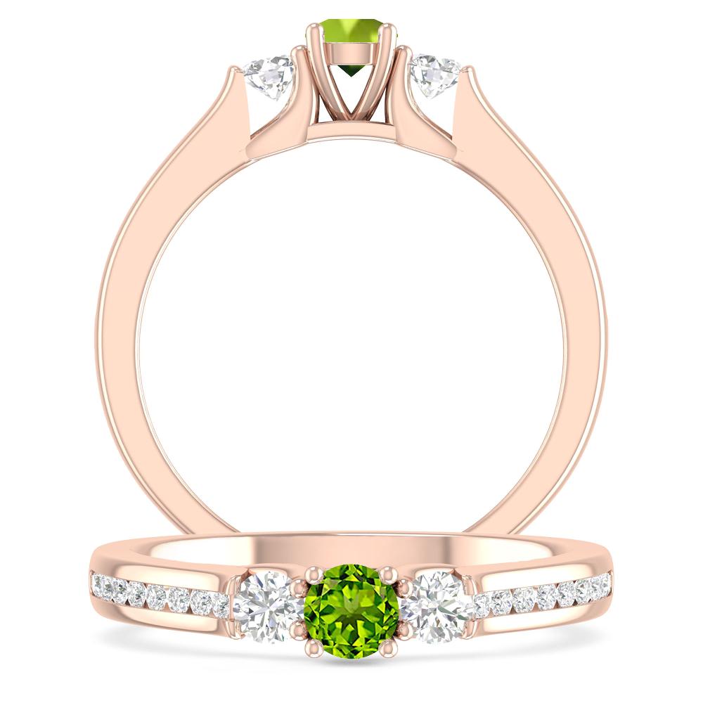 Rose Gold - Peridot