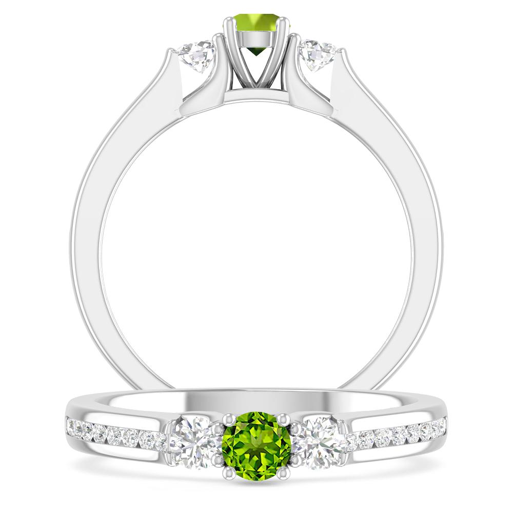 White Gold - Peridot