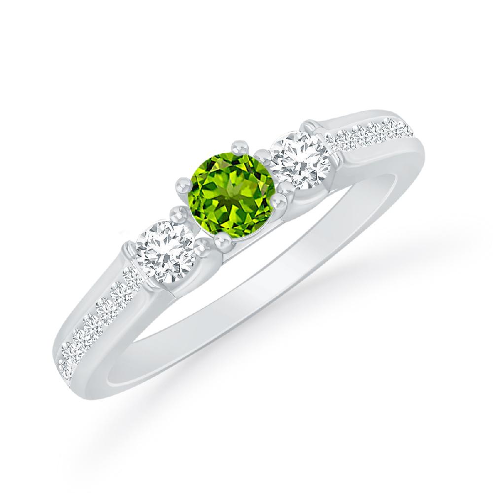 White Gold - Peridot