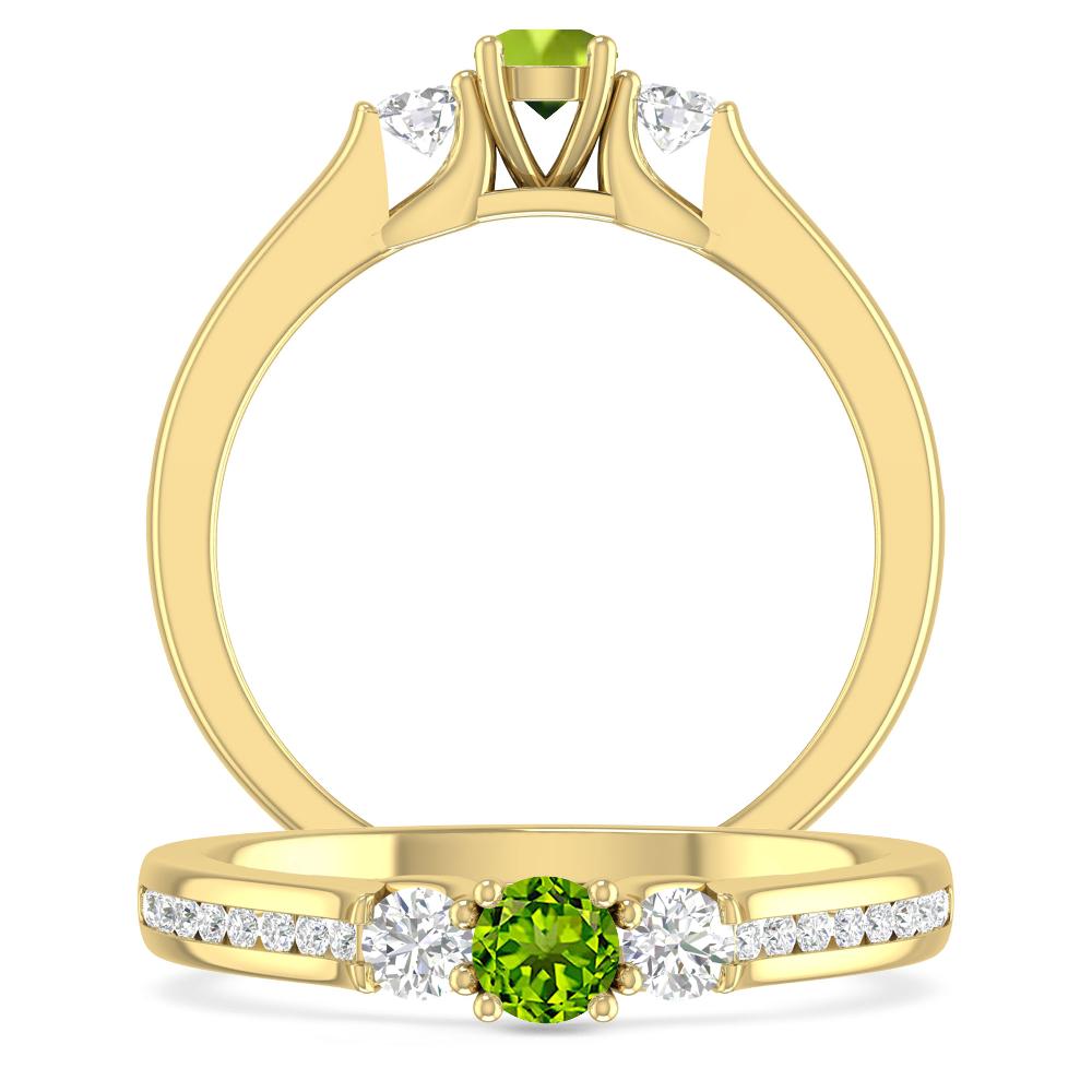 Yellow Gold - Peridot