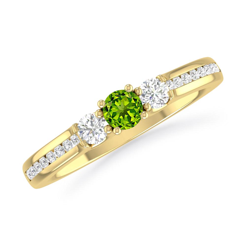 Yellow Gold - Peridot