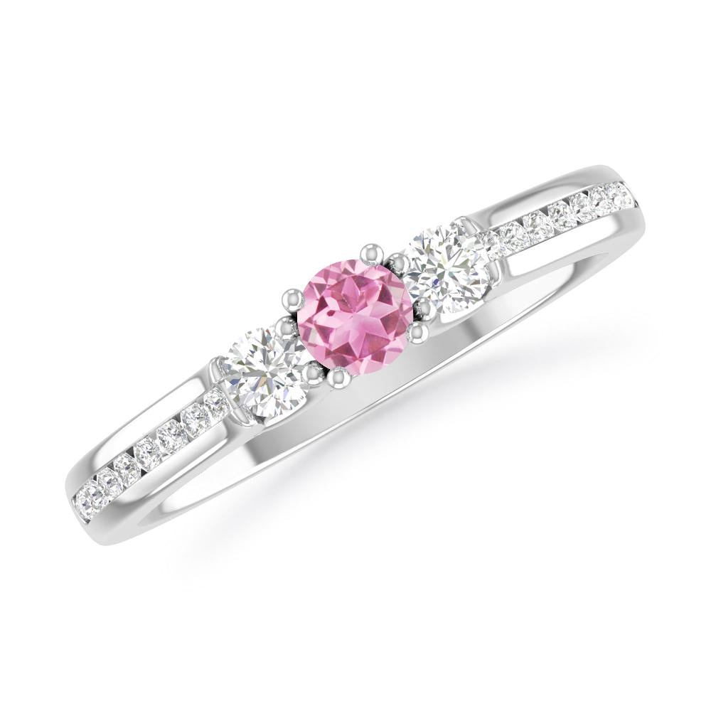 White Gold - Pink Tourmaline