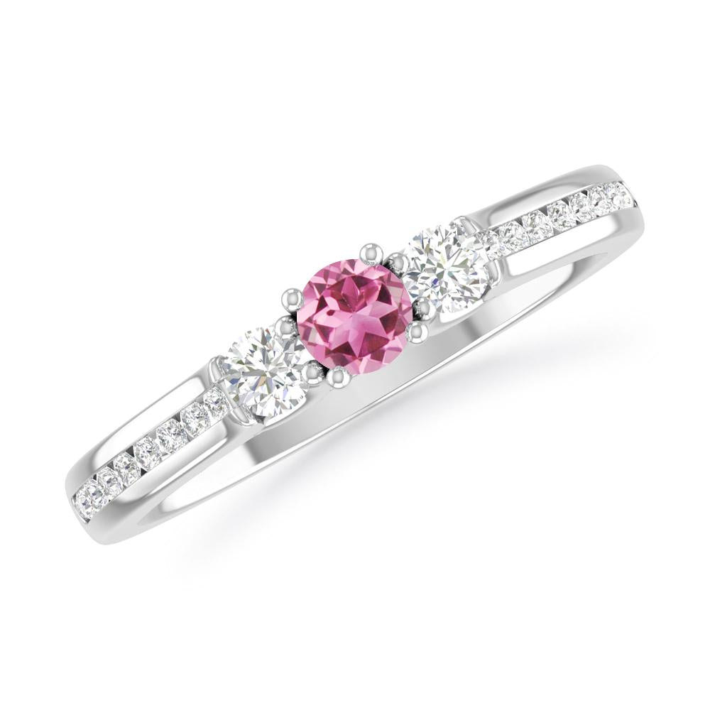 White Gold - Pink Tourmaline