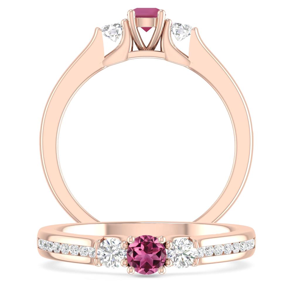 Rose Gold - Pink Tourmaline