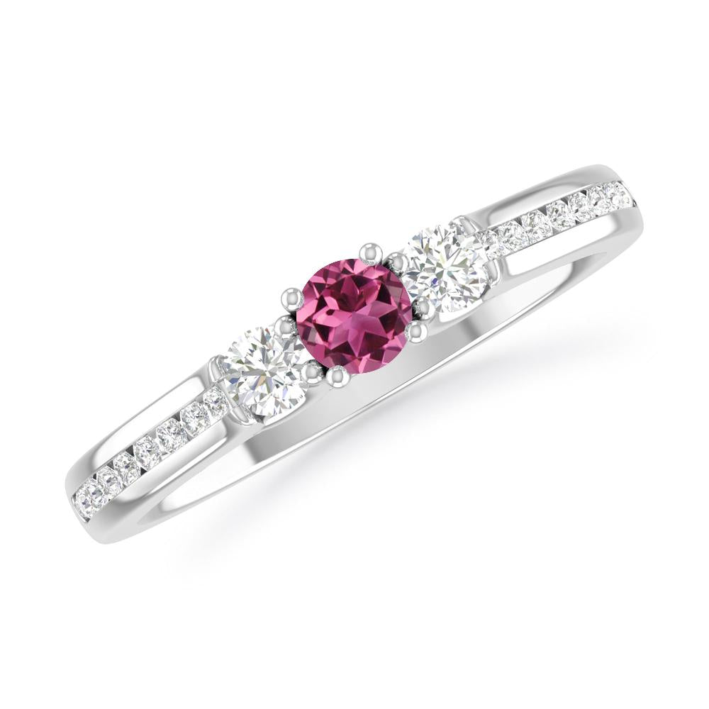 White Gold - Pink Tourmaline