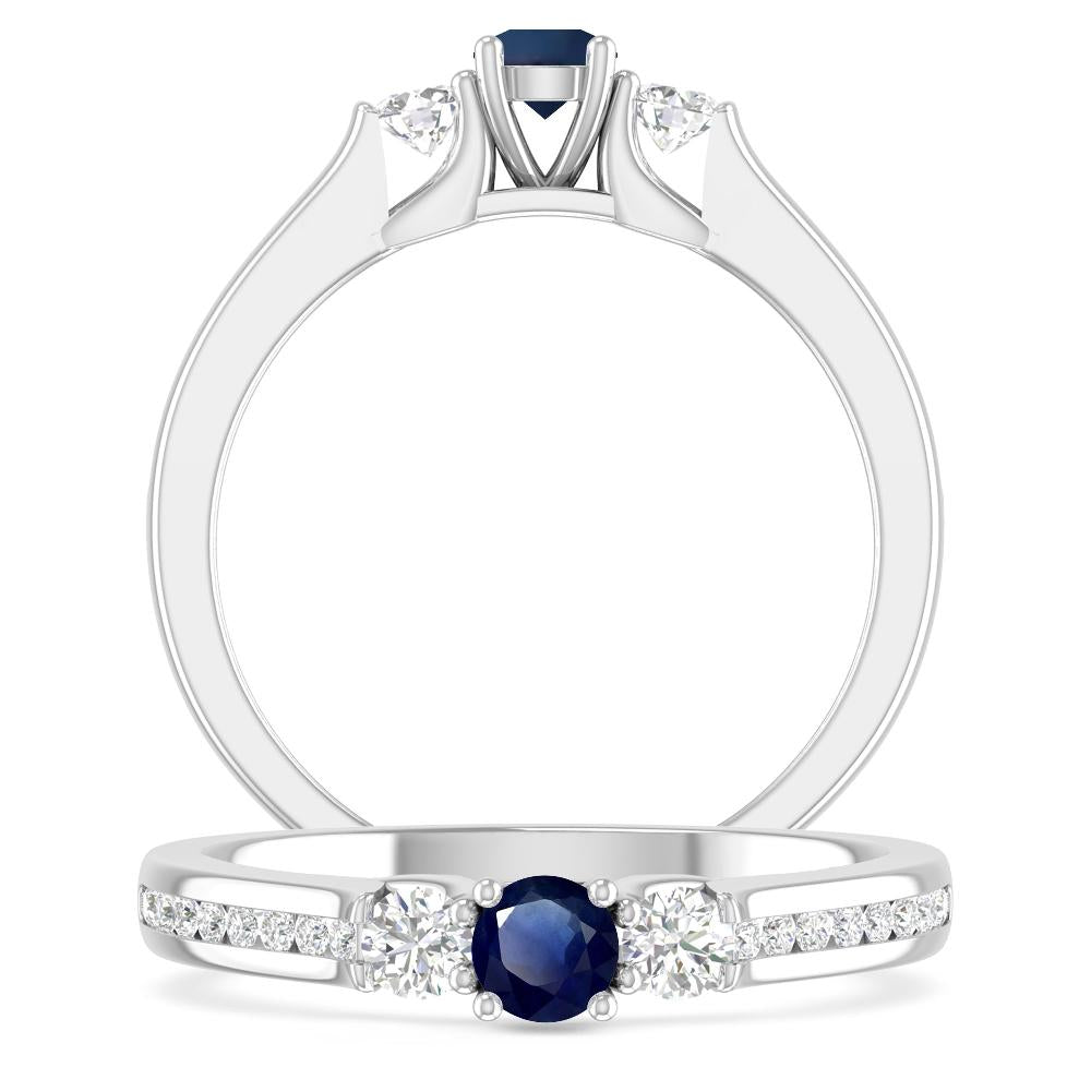 White Gold - Sapphire