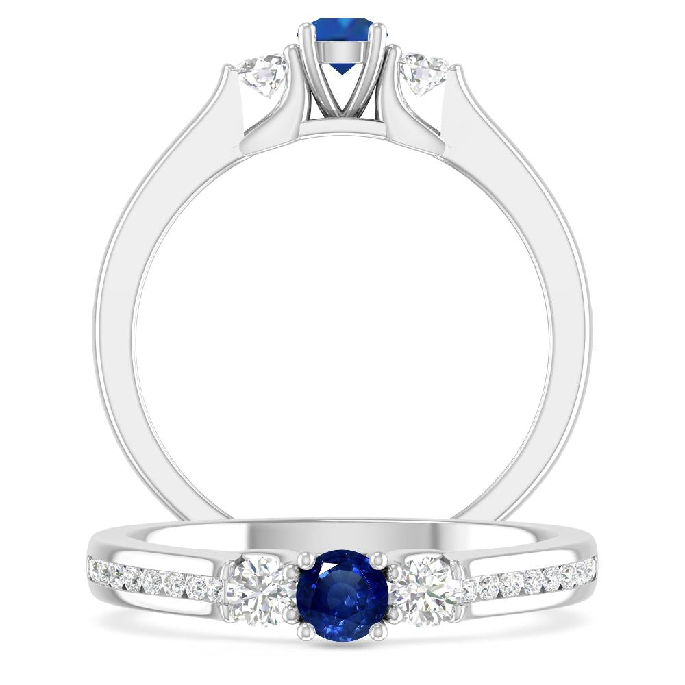 White Gold - Sapphire