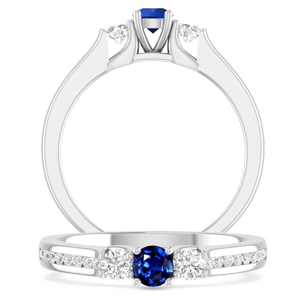 White Gold - Sapphire