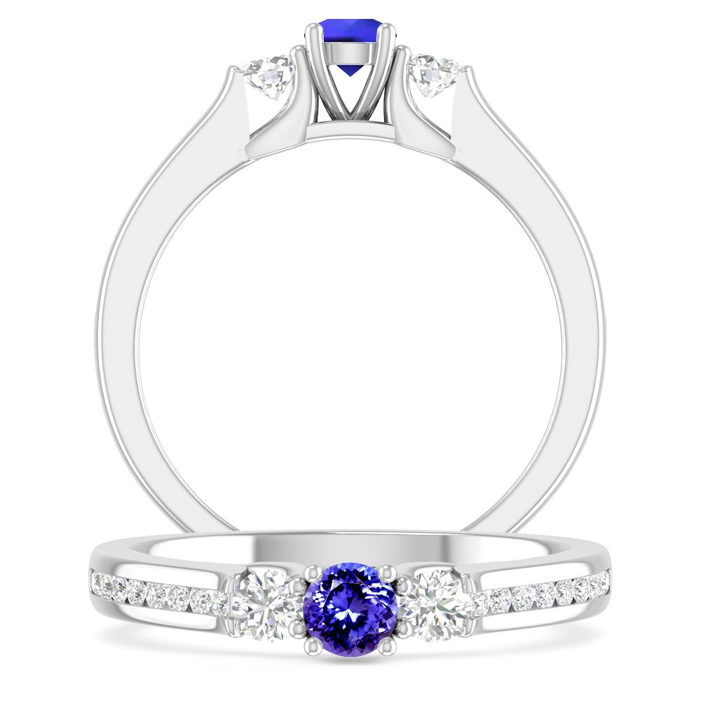 White Gold - Tanzanite