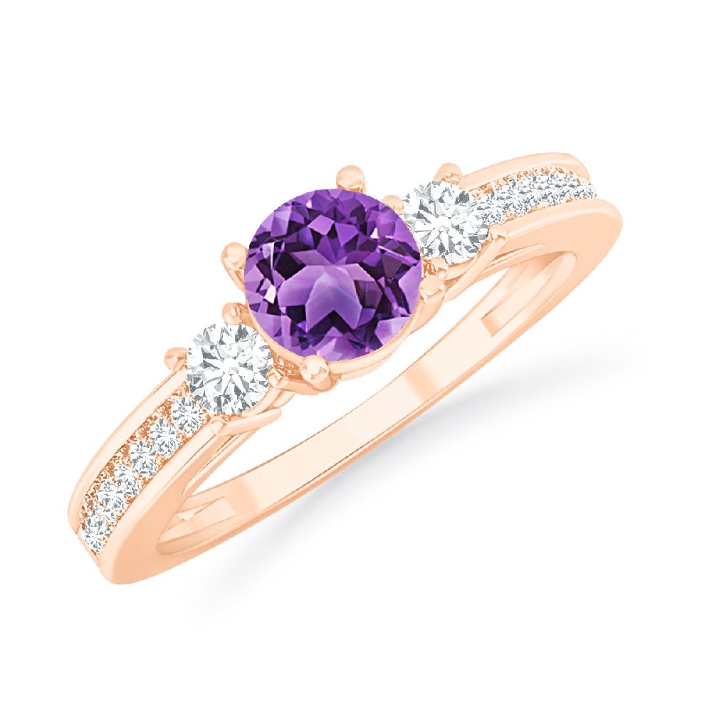 Rose Gold - Amethyst