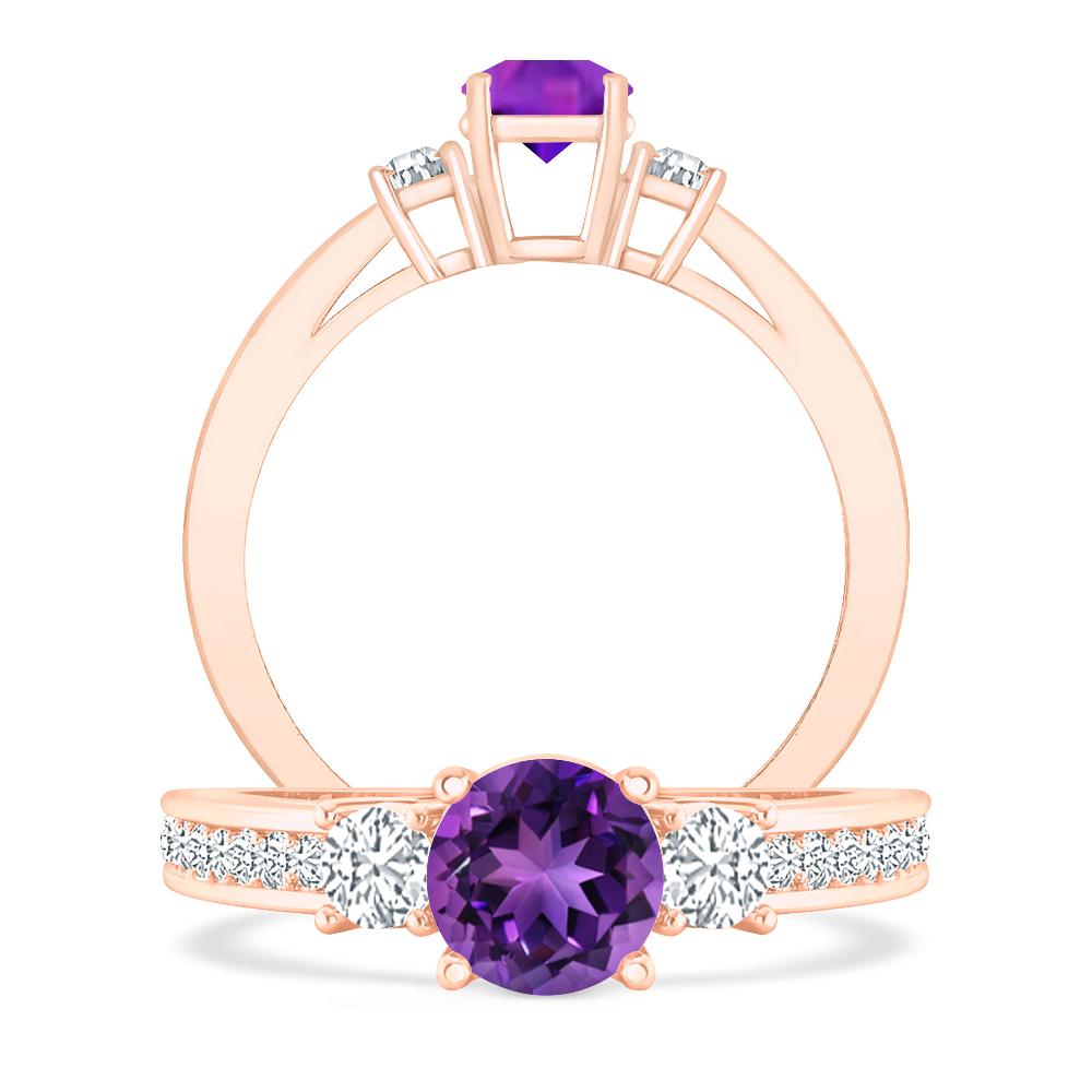 Rose Gold - Amethyst