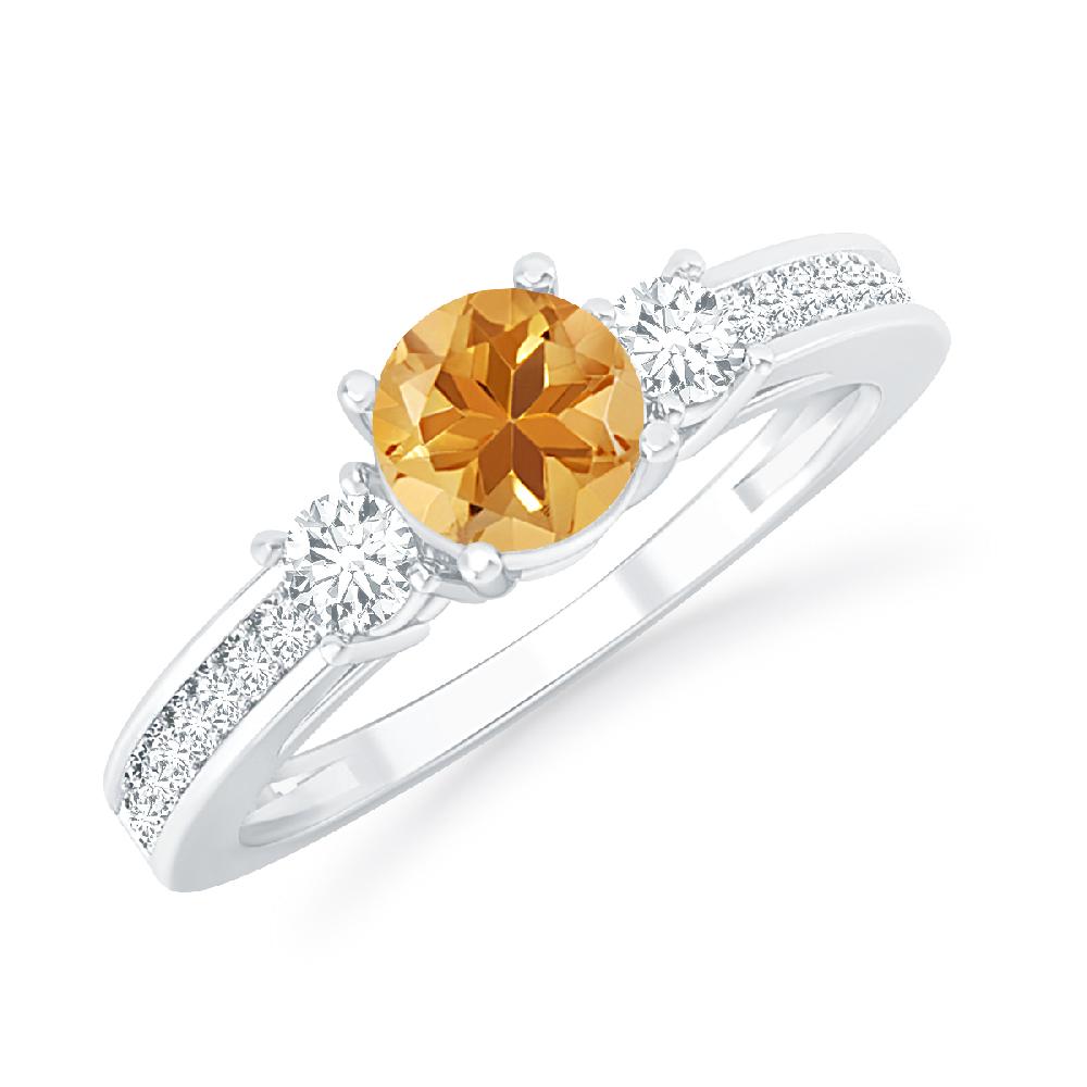 White Gold - Citrine