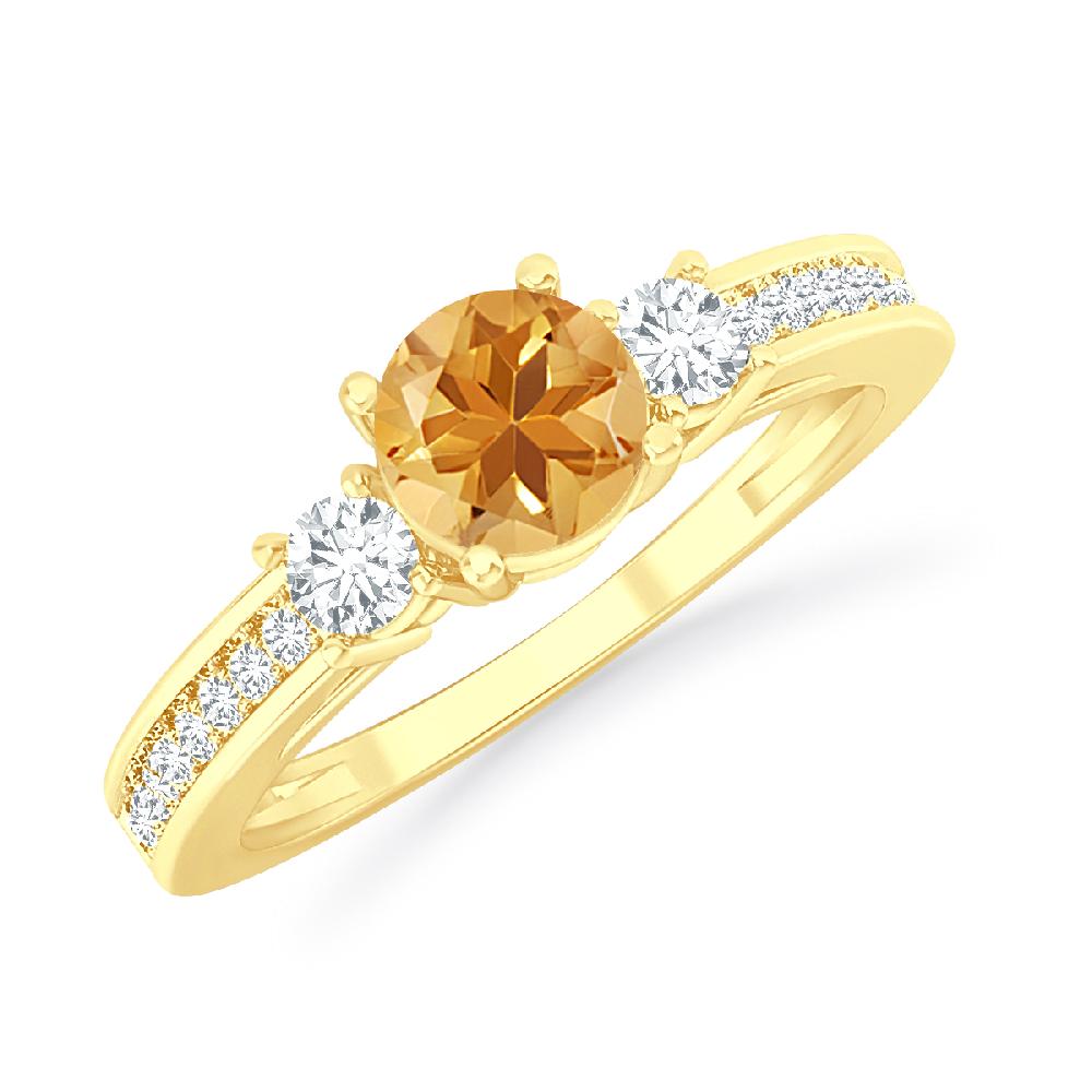 Yellow Gold - Citrine