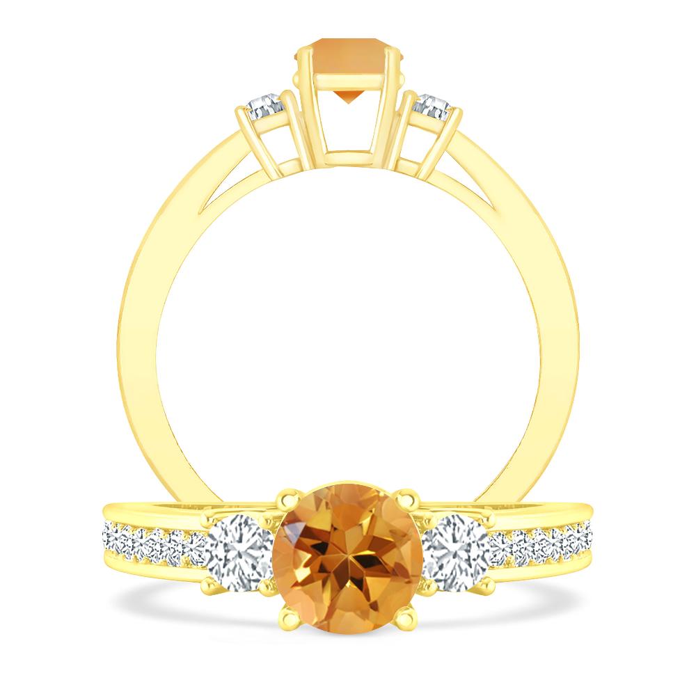 Yellow Gold - Citrine